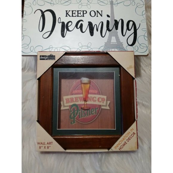 Atlantic Brewing Co Pilsner Shadow Box Wall Art 8" - Picture 8 of 10